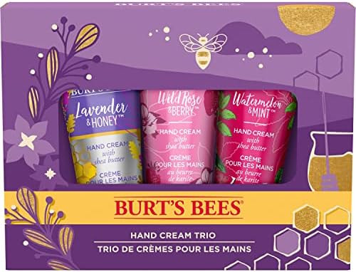 Burt's Bees Christmas Gifts, 3 Body Care Stocking Stuffers Products, Hand Cream Trio Set - Lavend... | Amazon (US)