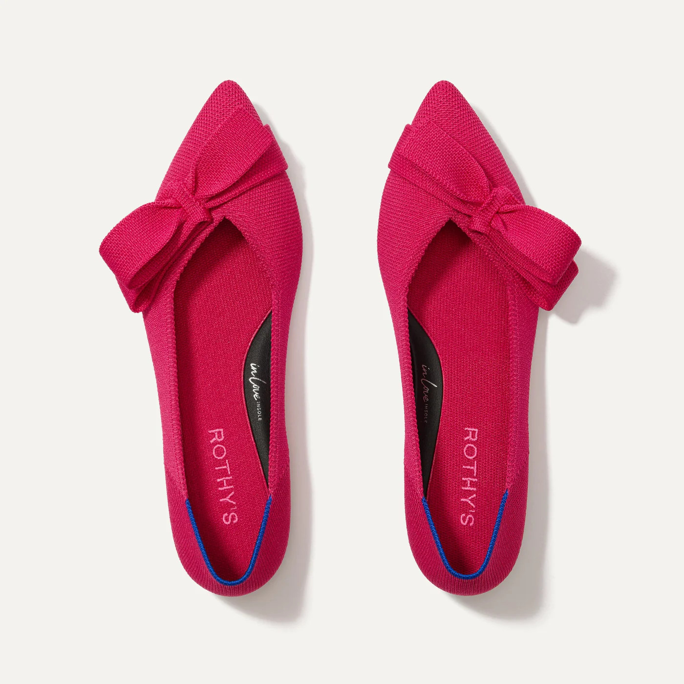 The Bow Point II in Rouge | Women's Flats | Rothy's | Rothy's