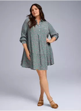 Belle Isle Popover Mini Dress | Torrid (US & Canada)