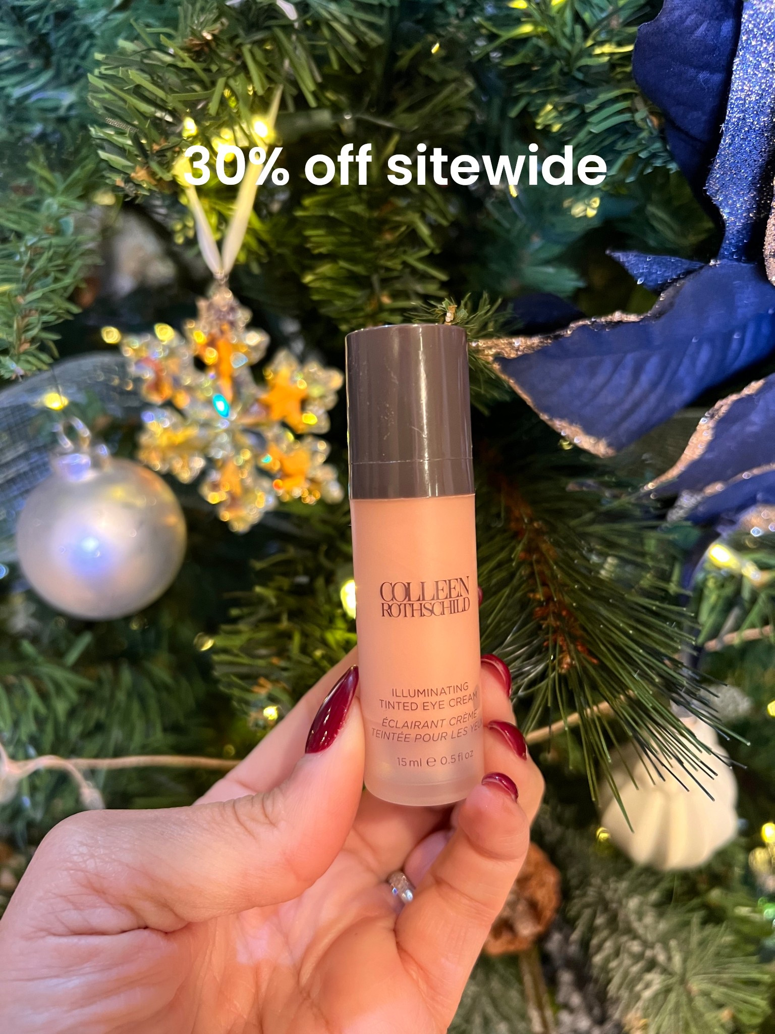 Puffy after Thanksgiving dinner? The Colleen Rothschild eye tint depuffs  and brightens under the eyes! 30% off site wide!

#LTKCyberWeek #LTKmomlife #LTKBeauty