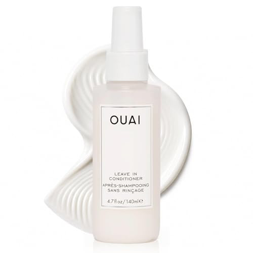 OUAI Leave In Conditioner & Heat Protectant for Hair - Prep Hair for Styling or Use as Detangling Spray to Fight Frizz & Flyaways - No Parabens, Sulfates or Phthalates (4.7 oz) | Amazon (US)
