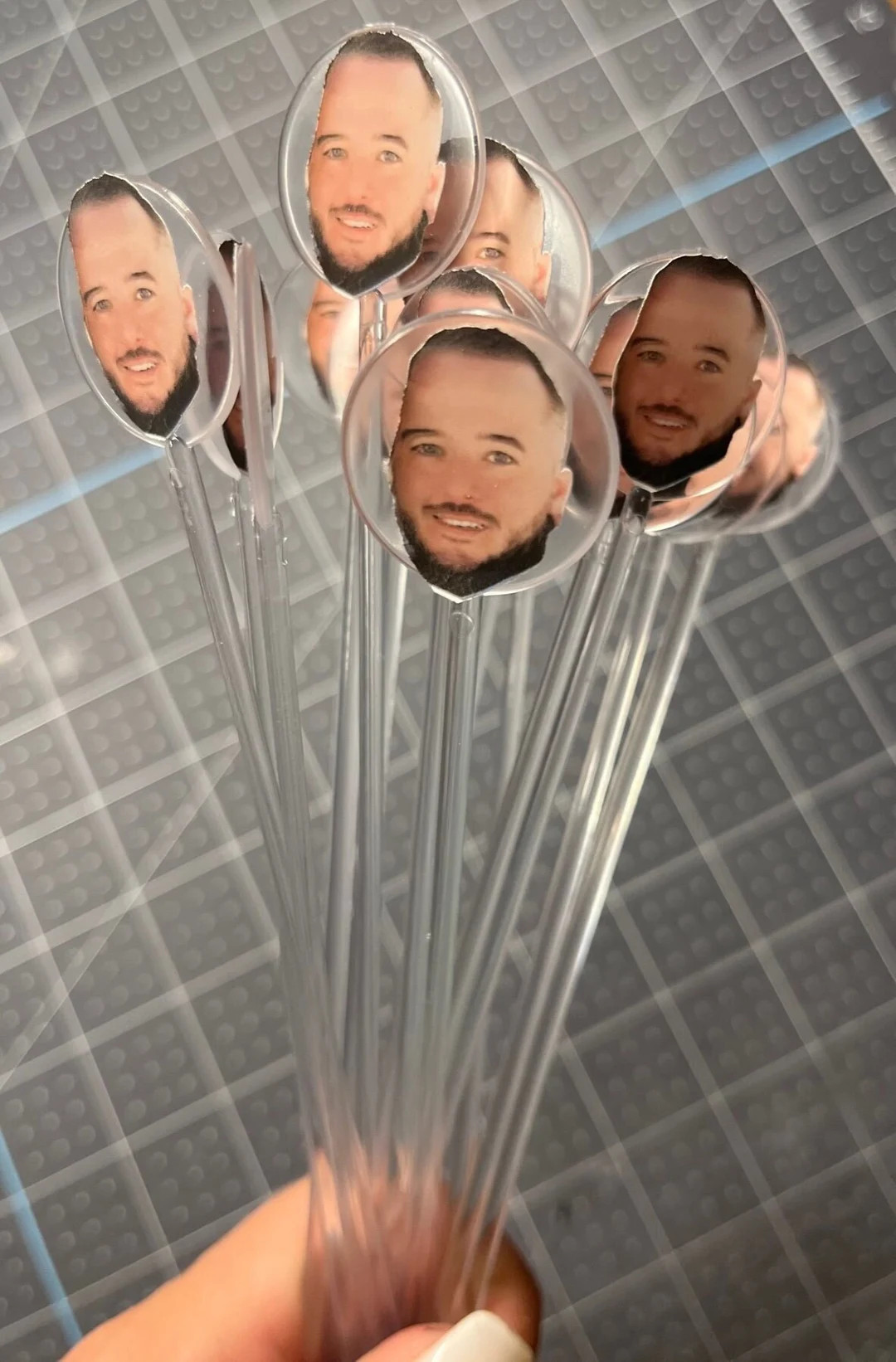 Custom Face Drink Stirrers, Personalized Drink Stirrers, Face On Drink Stirrer, Birthday/Bachelor... | Etsy (Global)
