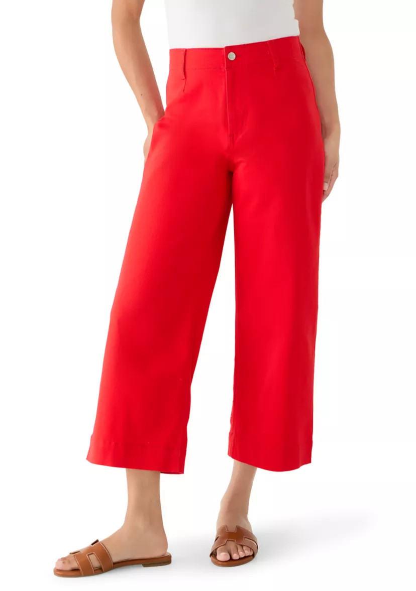 Women's Cropped Wide Leg Pants | Belk
