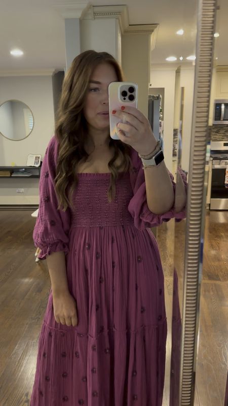 Wearing a size M. Would size 1 size down. Top is smocked and bottom is flowy. Would work well if pregnant too!! 


Flowy dress / summer dress / fall photos / fall photo outfit ideas / back to school / teacher outfits

#LTKBacktoSchool #LTKmidsize #LTKbump