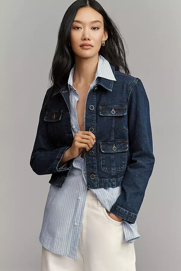 PAIGE Lydia Denim Jacket | Anthropologie (US)