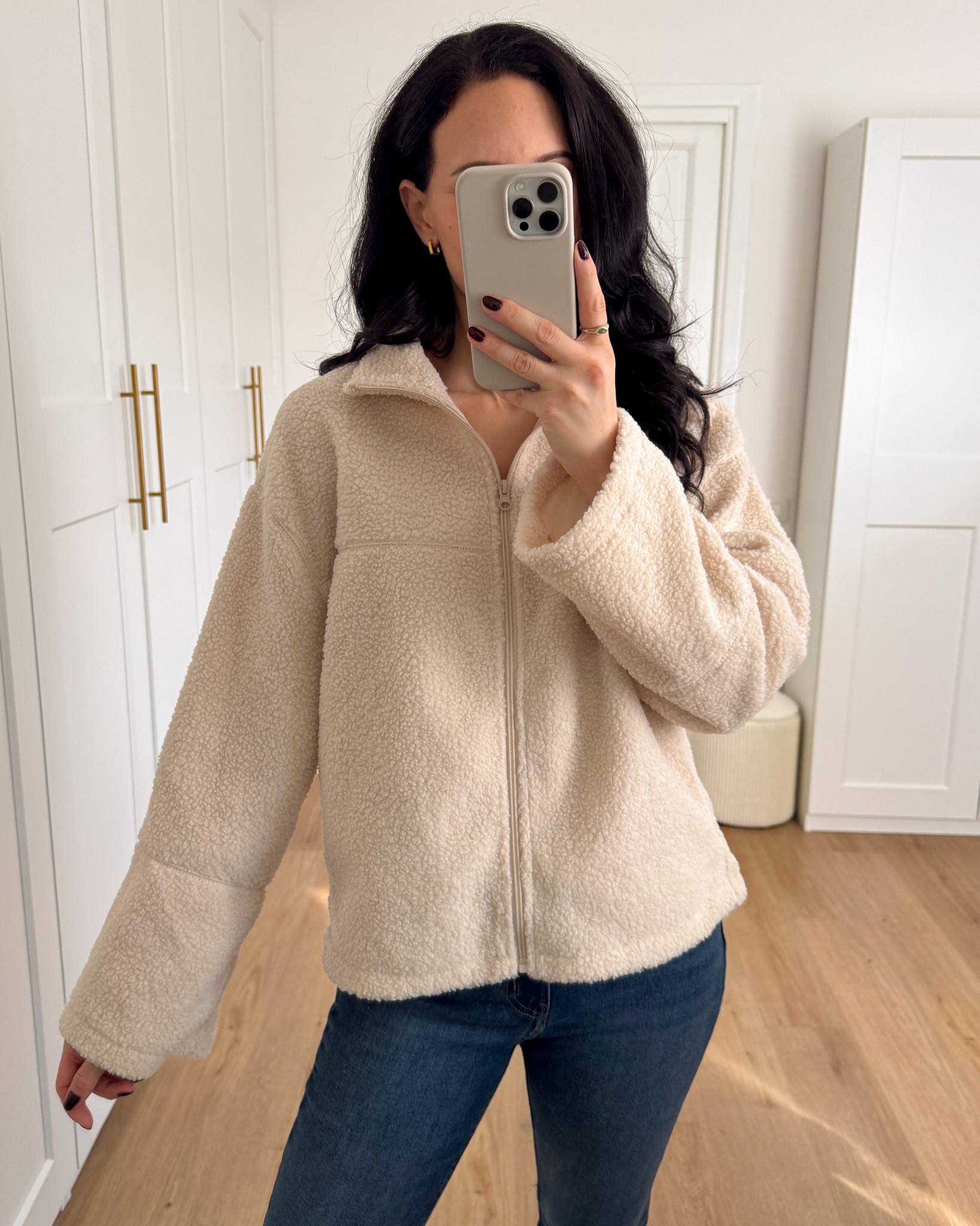 Felpa pelosa teddy H&M inverno outfit 

 #LTKitalia #LTKeurope #LTKwinter