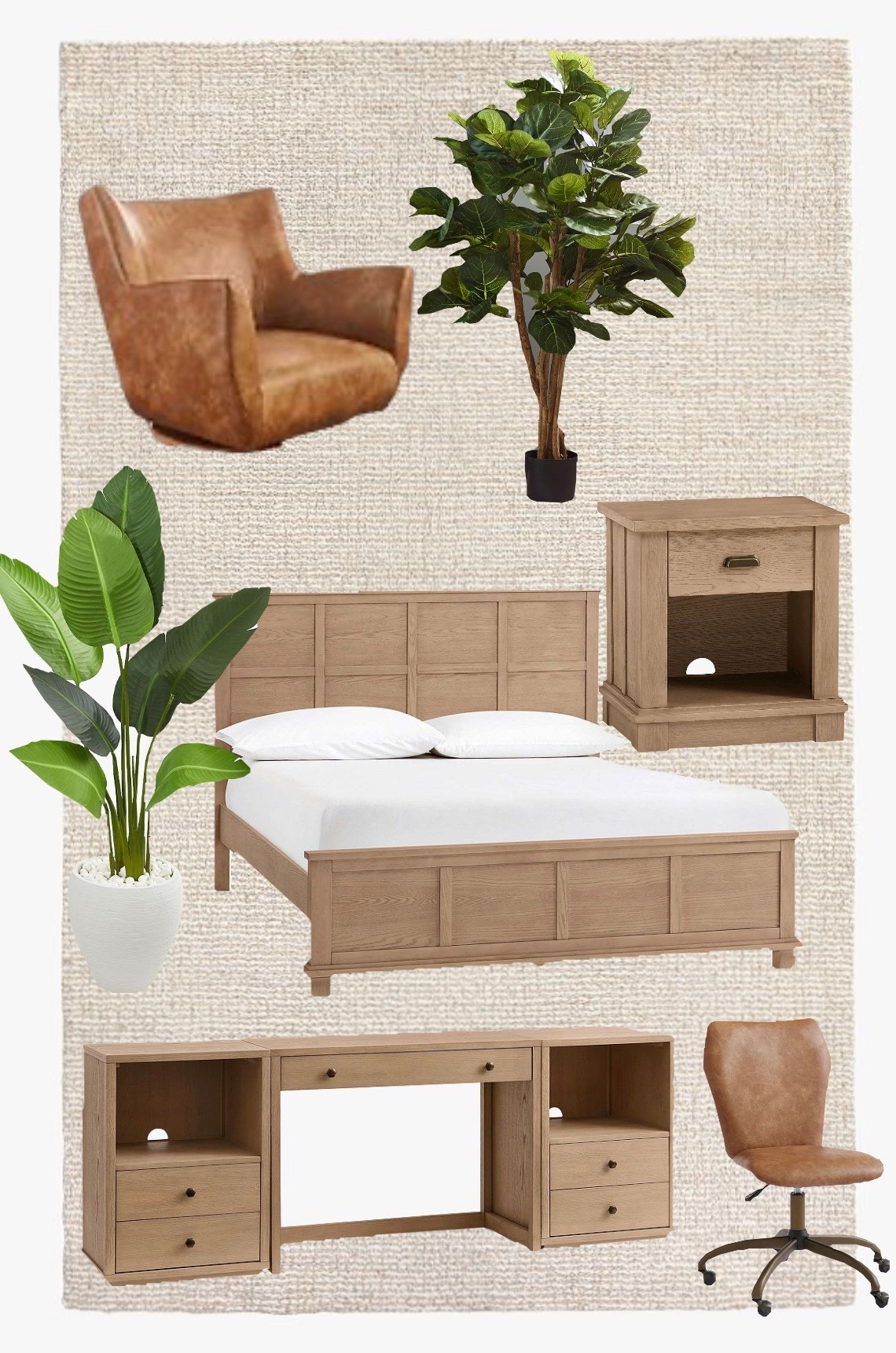 Pottery Barn Teen Bedroom for HIM
A bedroom should be something your child can grow into once they are in their  teenage years! These bedroom furnishings are classic yet modern and the color scheme is just amazing! Versatile enough for that perfect guest room as well!

Bedroom furnishings 
Rug
Masculine furniture 
Modern furniture 
Classic design
Office desk for him
Office chair for him 
Leather accent chair 