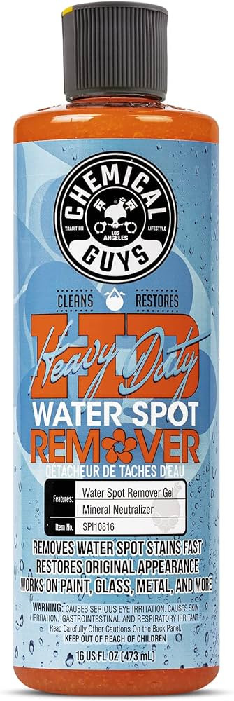 Chemical Guys SPI10816 Heavy Duty Water Spot Remover, Safe for Cars, Trucks, Motorcycles, RVs & M... | Amazon (US)
