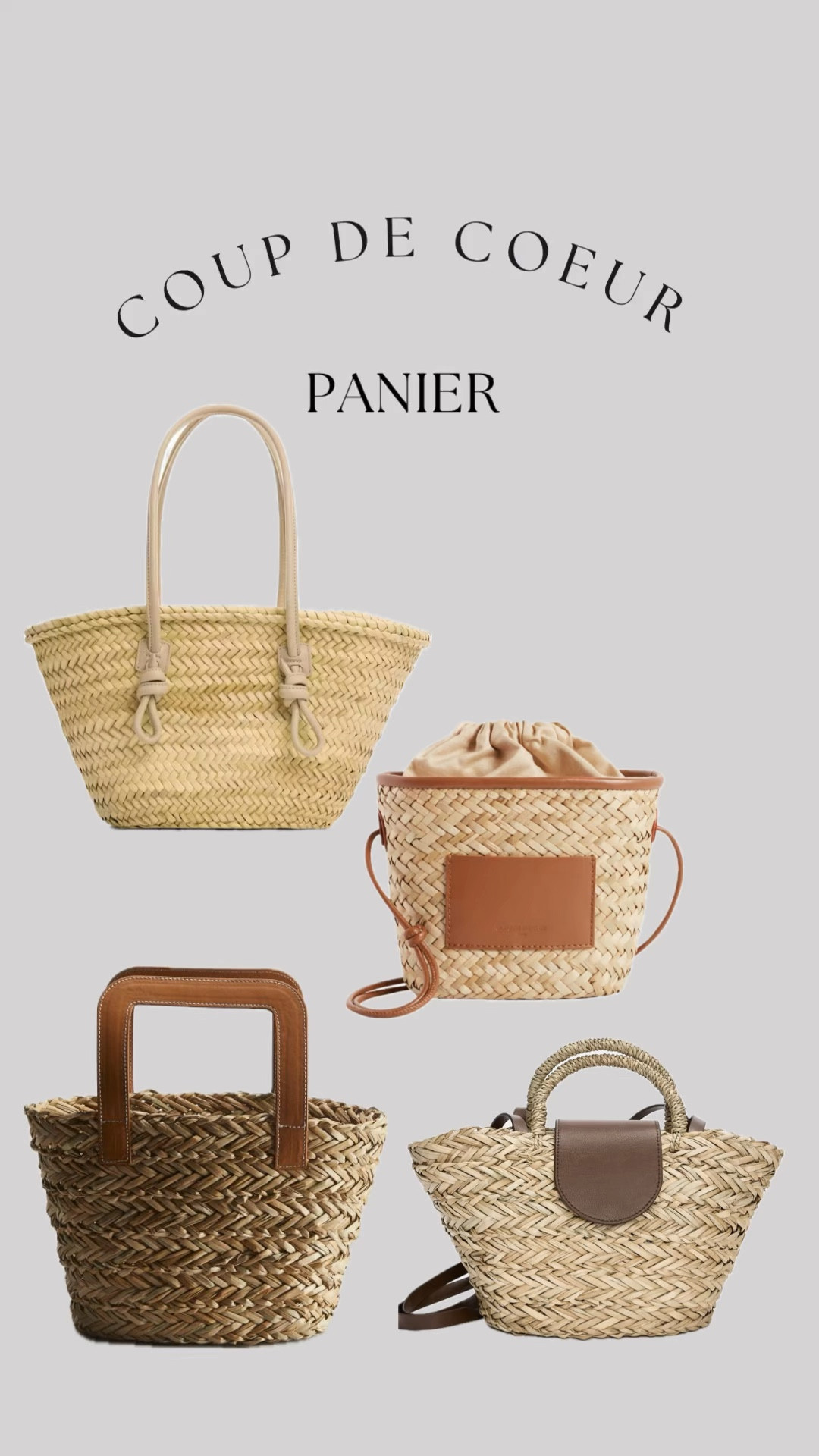 Le panier, mon accessoire préféré pour cet été ☀️