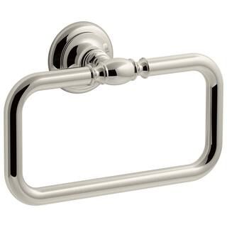 KOHLER Artifacts Towel Ring in Vibrant Polished Nickel-K-72571-SN - The Home Depot | The Home Depot