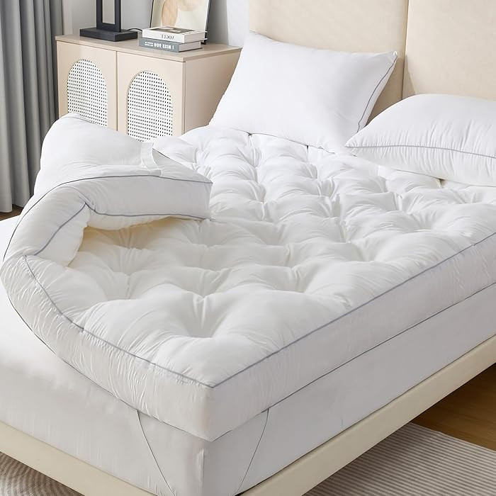 SHOUREN 5 Inch Memory Foam Mattress Topper Queen for Back Pain Relief, Extra Thick Gel Memory Foa... | Amazon (US)