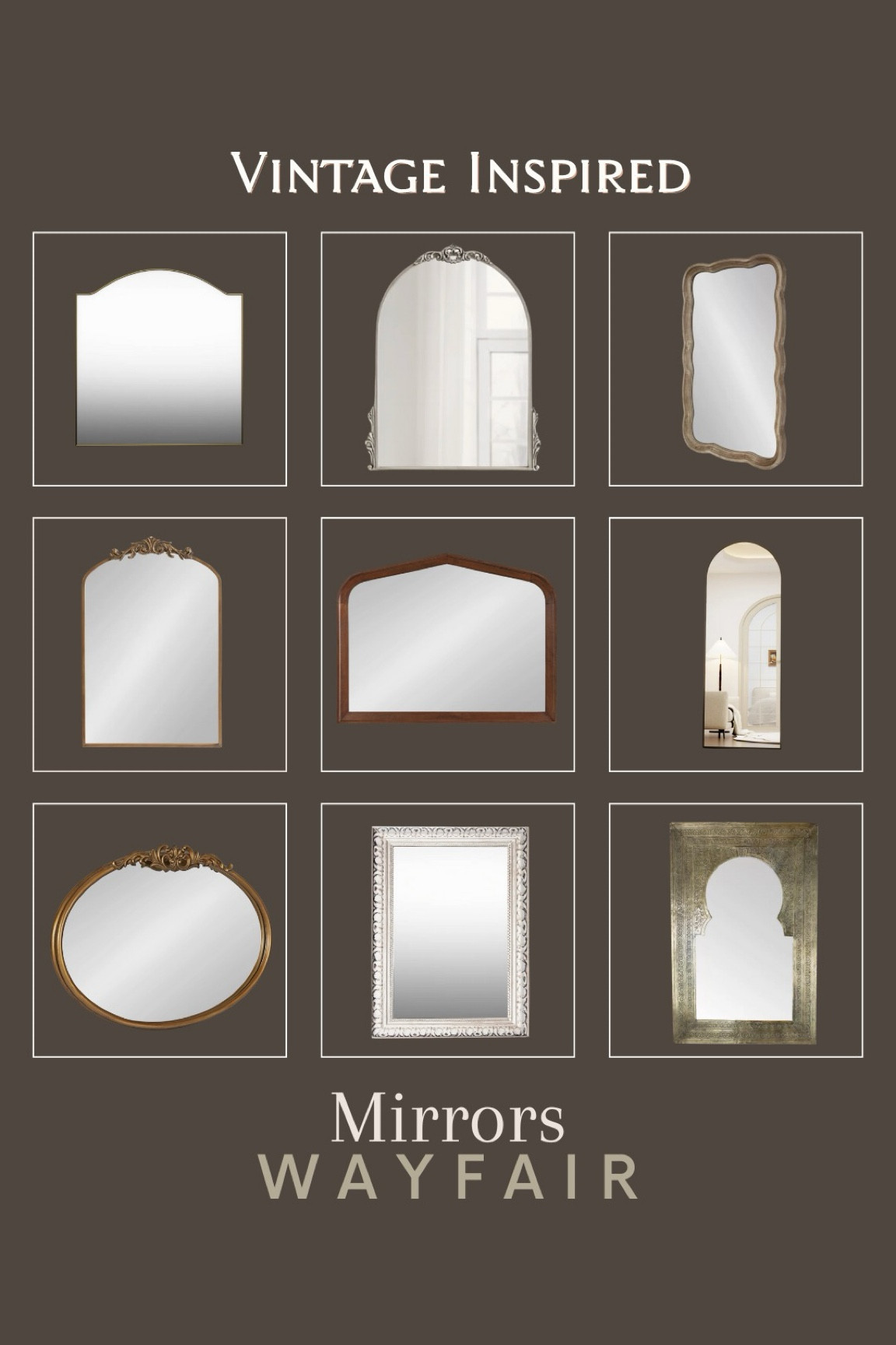 Reflect your style with our curated collection of vintage-inspired mirrors from Wayfair ✨🖼️

#LTKSeasonal #LTKstyletip #LTKhome