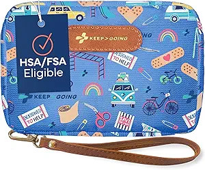 KeepGoing Travel First Aid Kit for Kids – 130 Pc. for Car, Home, Purse, Diaper Bag & Backpack w... | Amazon (US)