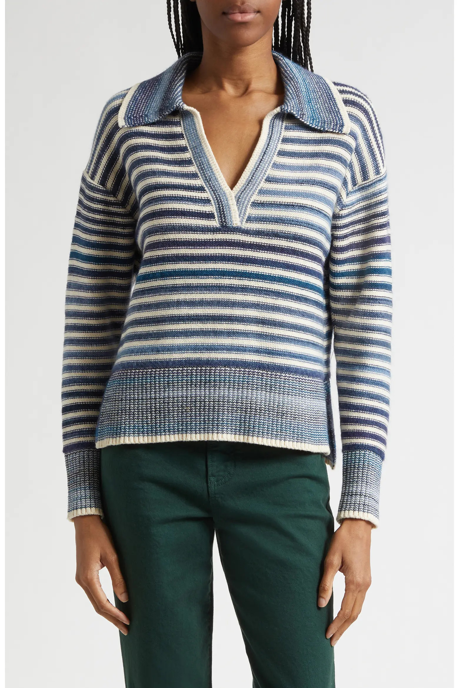 Koko Stripe Cotton & Wool Blend Sweater (Women) | Nordstrom | Nordstrom
