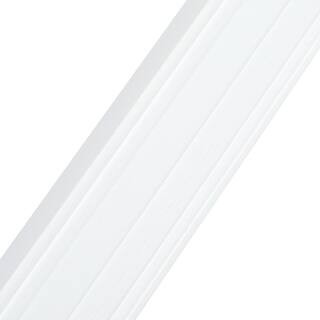 Royal Building Products 2450 11/16 in. x 1-1/8 in. x 8 ft. Primed White PVC Base Cap Moulding-024... | The Home Depot