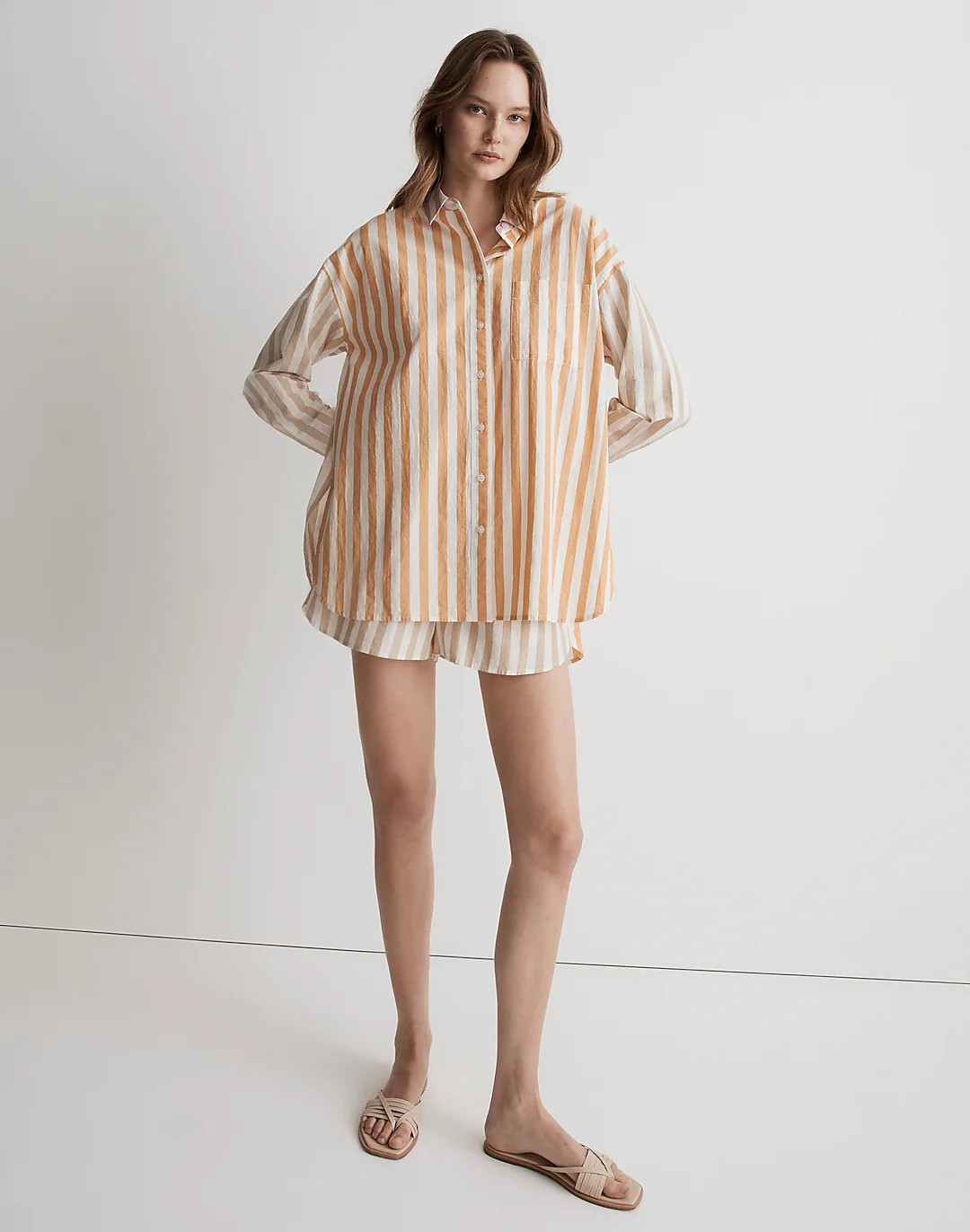 Signature Poplin Oversized Shirt | Madewell