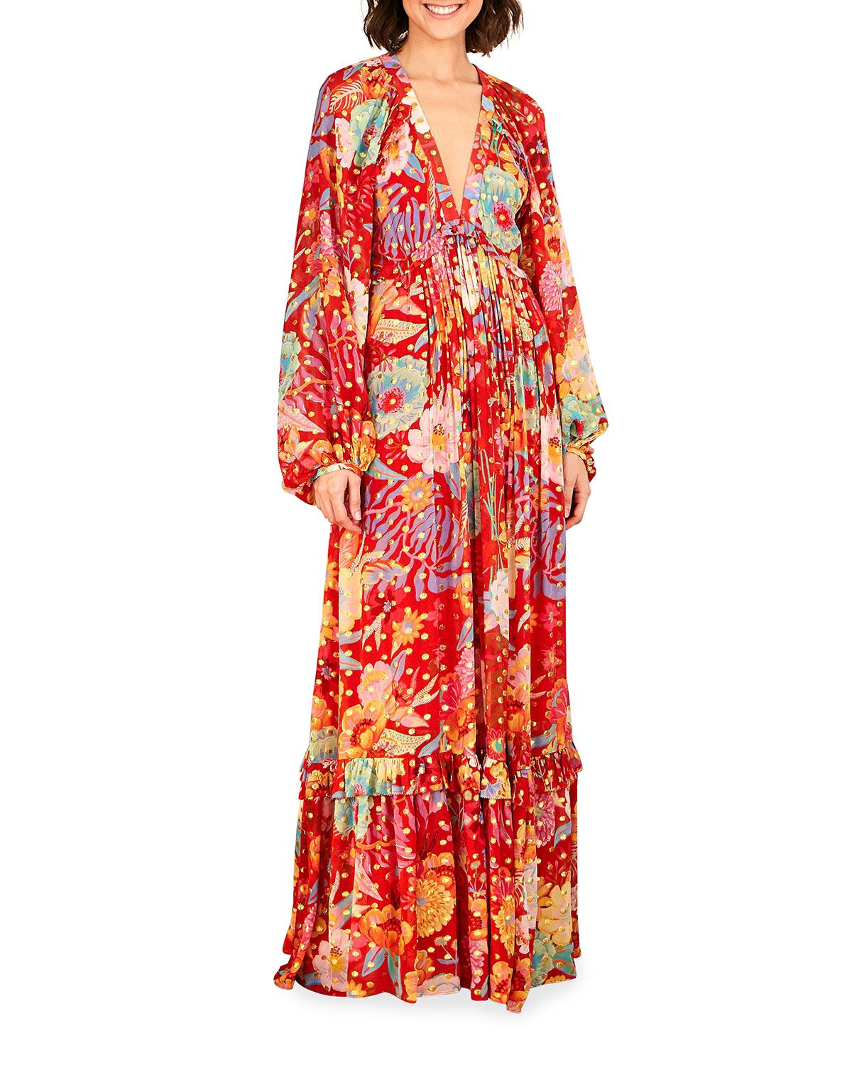 Hudson Floral Maxi Dress | Neiman Marcus