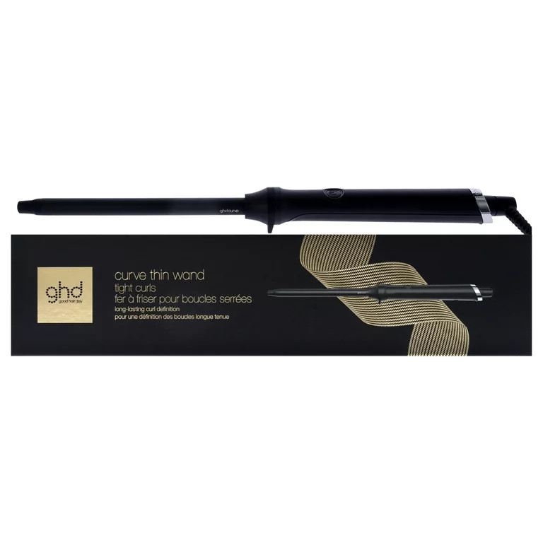 GHD GHD Curve Thin Wand Curling Iron - CPW141 - Black , 0.5 Inch Curling Iron | Walmart (US)