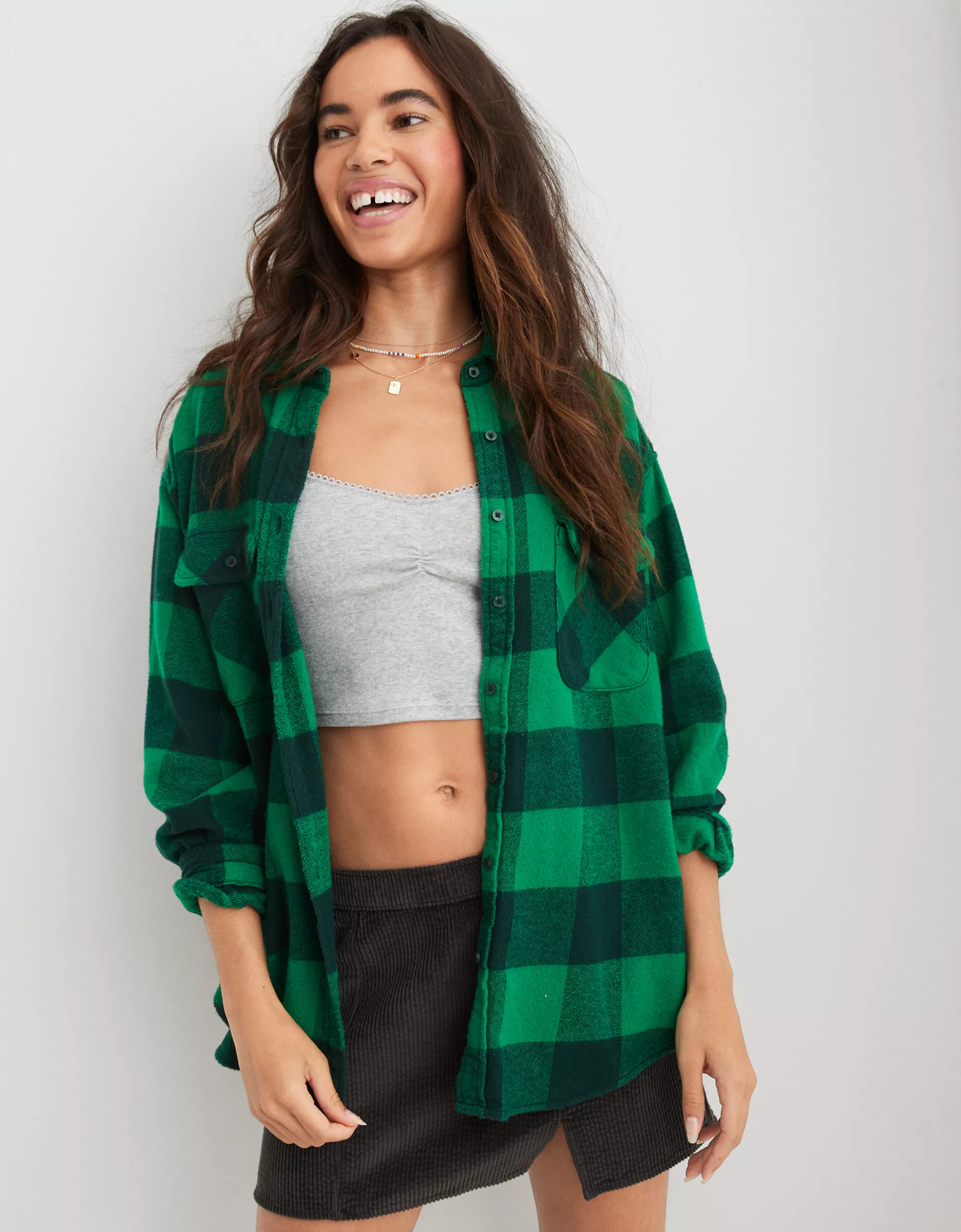 Aerie LumberJane Flannel Shirt | Aerie