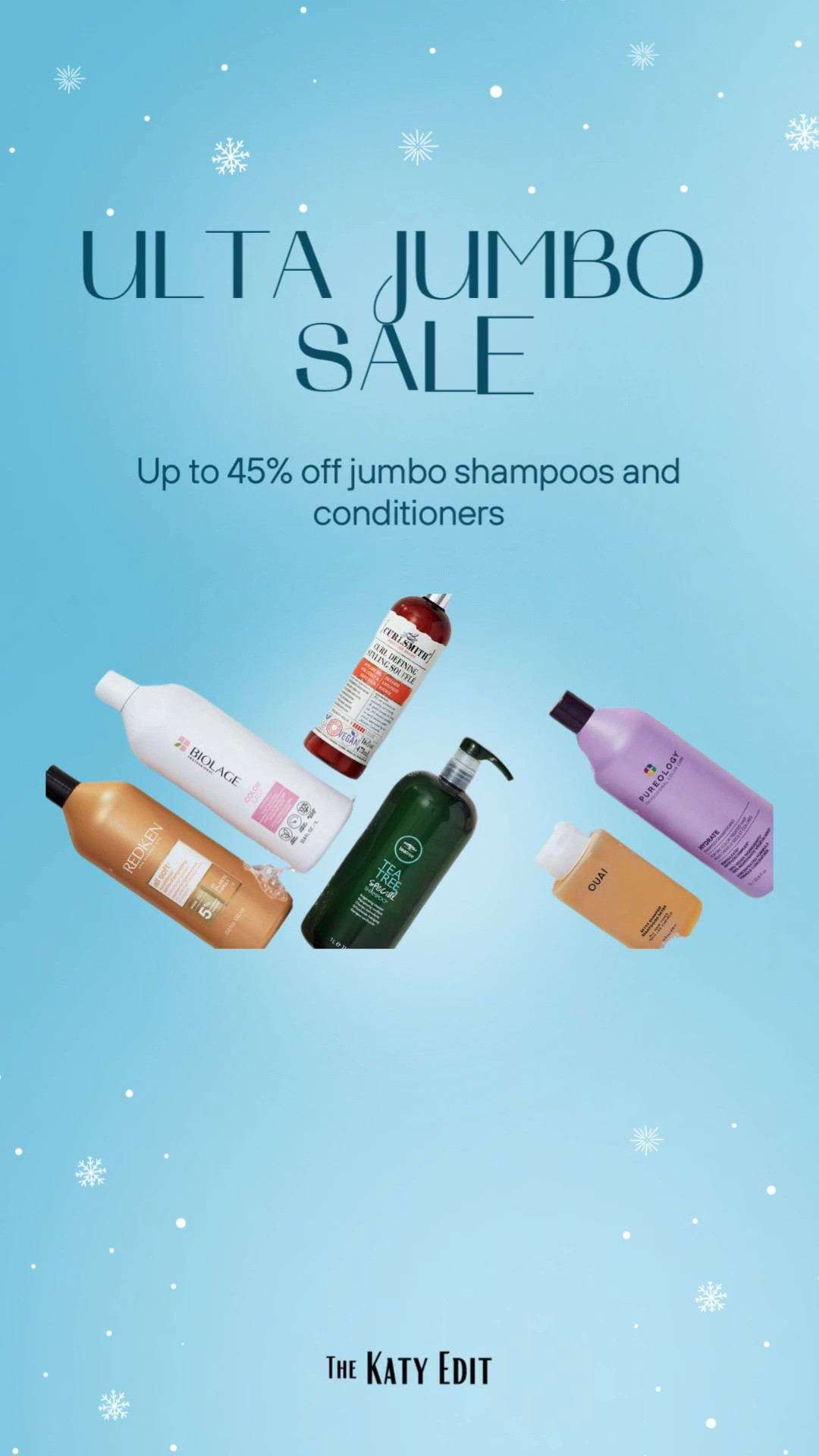 🚨 Haircare lovers, rejoice! 🚨 Ulta has an unbeatable deal on jumbo shampoos and conditioners - up to 45% off! 💸 Snag your favorite products in larger sizes at an unbeatable price. Best price all year! 💁‍♀️ #ulta #jumbosizes #haircaredeals 💥 JUMBO SAVINGS ALERT! 💥 Stock up on your faves and save big! Limited time offer, don't miss out! 💁‍♀️ #ulta #jumbosizes #haircarelove

#LTKfindsunder50 #LTKsalealert #LTKbeauty