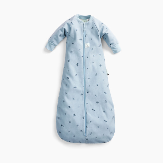 ergoPouch Jersey Sleep Sack with Sleeves 1.0 Tog in Dragonflies Size 3-12 Months | Organic Cotton | Babylist