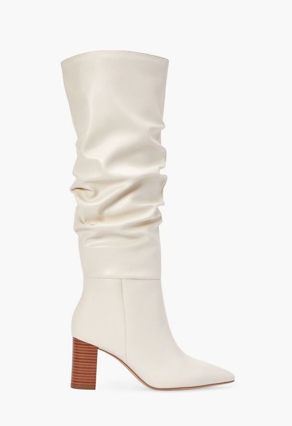 Fiona Slouched Heeled Boot | JustFab