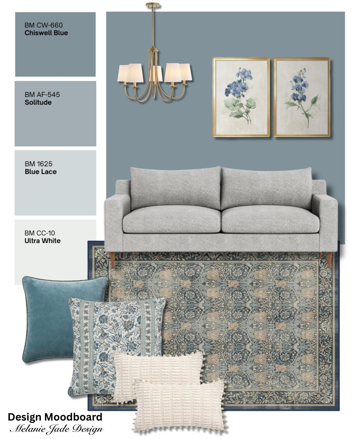 Create a blue, gray and gold living room for a calming and cozy feel 

 #LTKspring #LTKhome #LTKstyletip