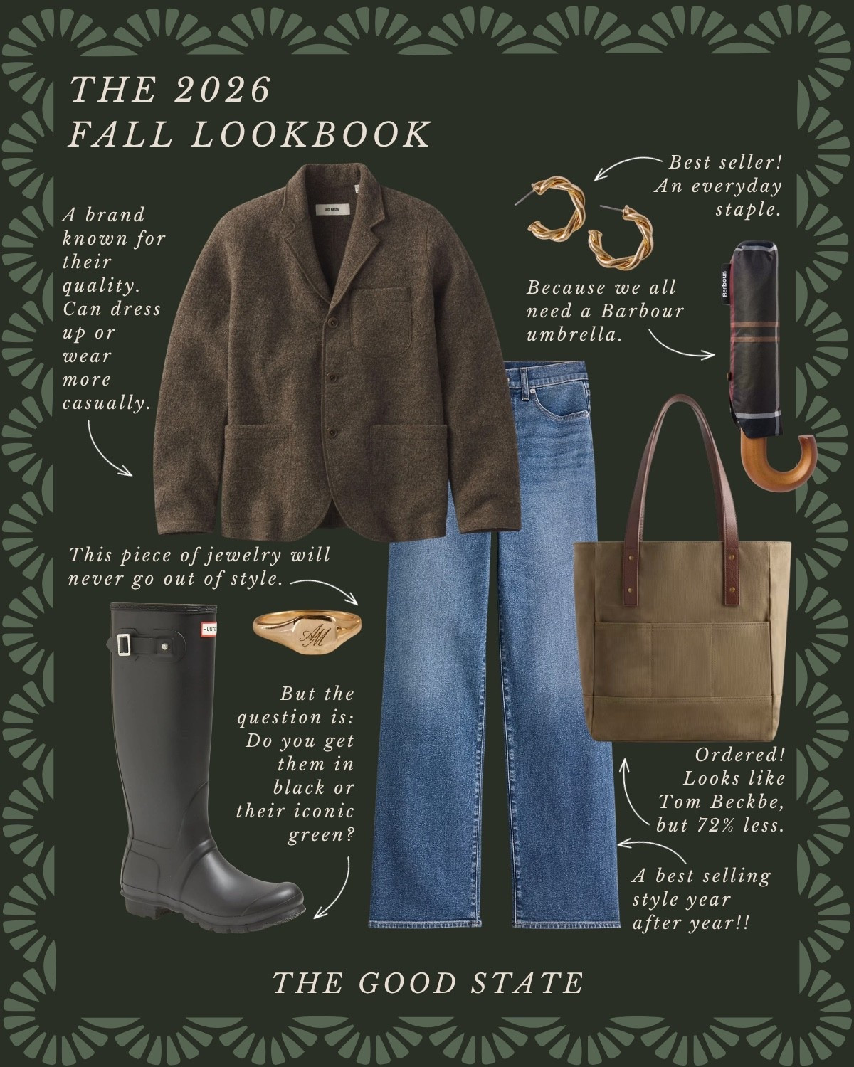 This is for the ladies who come alive when the leaves begin to turn and the air becomes crisp. For those who dream of foggy mornings in the English countryside, warm cups of tea and a closet filled with heritage knits, wool blazers, well-worn riding boots and classic loafers. It’s a little English equestrian, a little American prep—with a dash of Gilmore Girls charm and something lovely for those who like to host like Martha. This collection is for the ladies who appreciate timeless staples, but aren’t afraid of rich autumn color palettes, playful prints or layers of beautiful texture. For the ones planning slow mornings, afternoons at the apple orchard and cozy dinner parties gathered around the table. If old Ralph Lauren, J.Crew and Barbour catalogs still have a place in your heart—and you believe the best pieces only get better with time—this is for you, my friends 🍂

#LTKSaleAlert #LTKActive #LTKootd