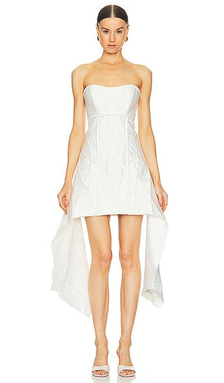 Brigitte Dress in Pearl | Revolve Clothing (Global)