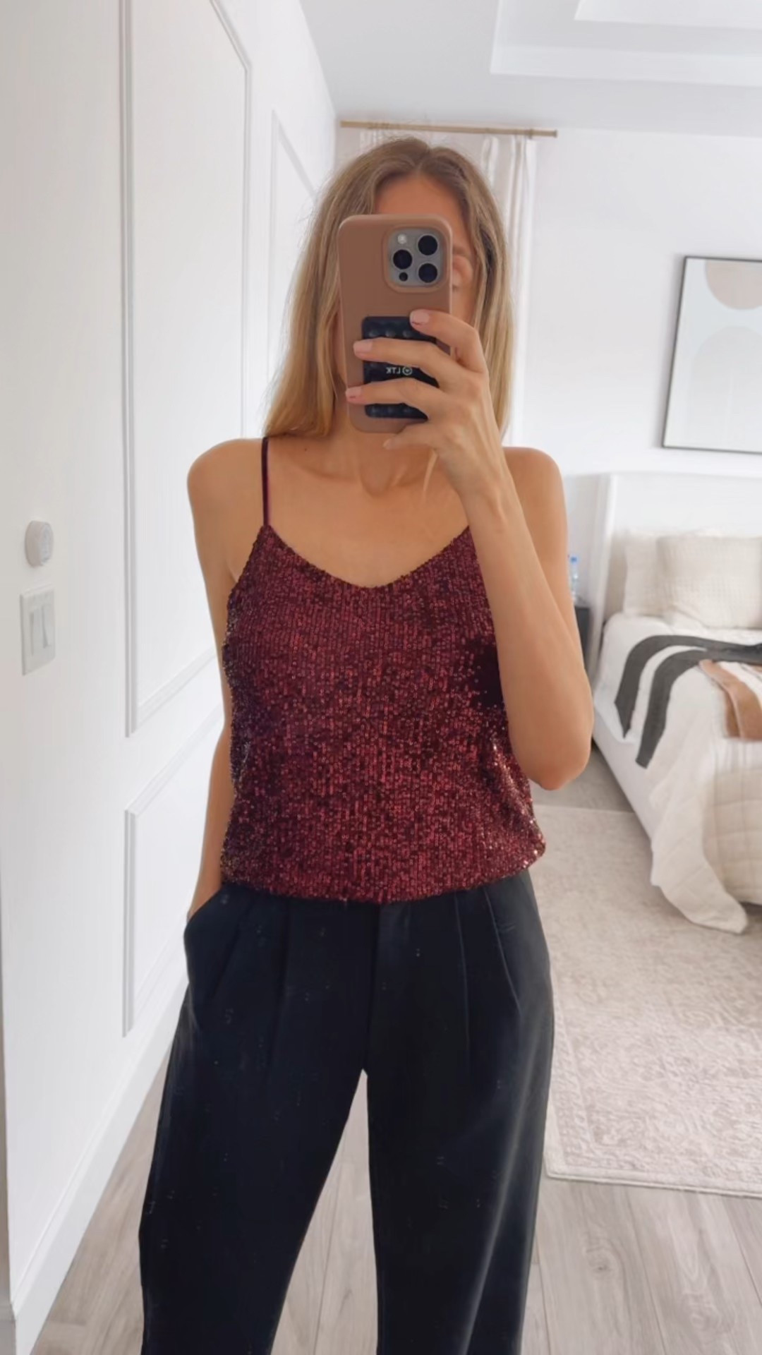 Holiday outfit 
Gorgeous sparkly top that is perfect for the holidays! Comfortable and stylish.
Fits true to size and I’m wearing size small 
@NordstromRack, #NordstromRackPartner #RackScore


#LTKU #LTKHoliday #LTKootd