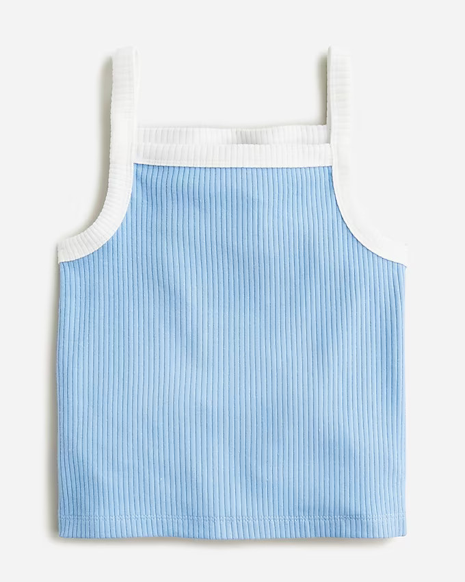 Girls' ribbed cropped tank top | J. Crew US