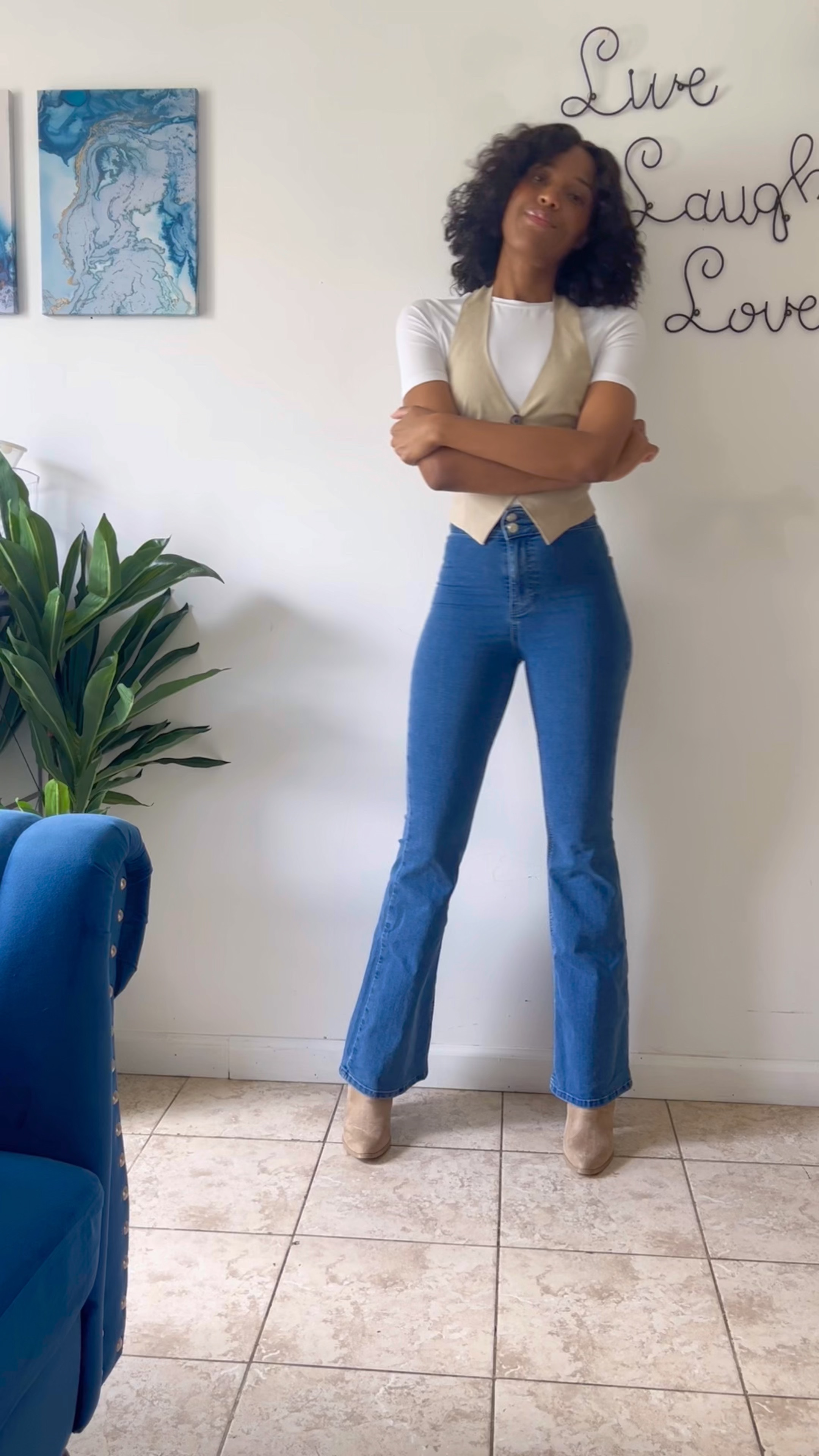 Vest ootd 🖤✨styled with white tee and jeans 🤌🏽

#LTKStyleTip