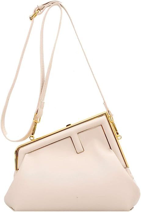 JAVIC Women's Crossbody Handbags Clutch Purses PU Leather tote bag Shoulder Bag with Adjustable S... | Amazon (US)