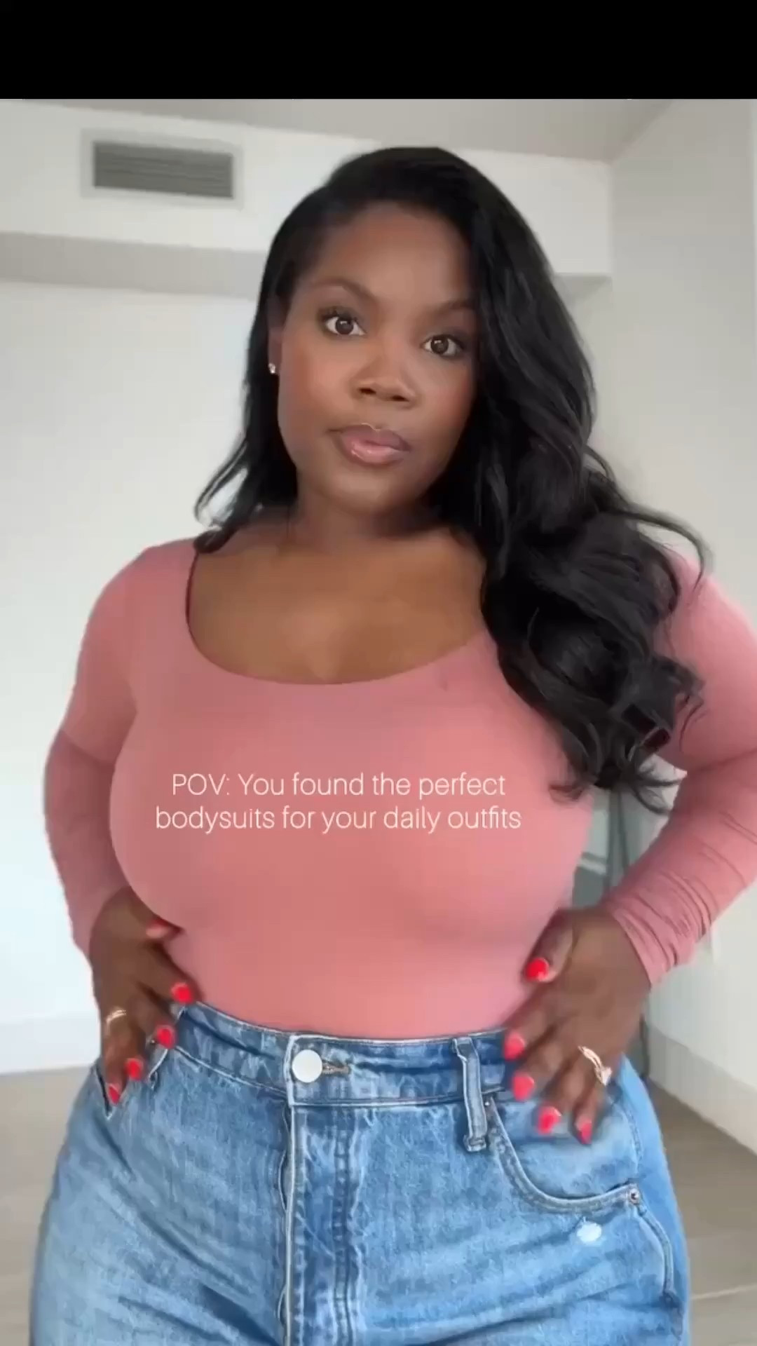 An easy outfit combo that has never failed me is a good bodysuit + some jeans. So good for layering too 🤌🏾

Wearing a size large. 

First bodysuit is on sale! 

Bodysuits, casual outfits, layering, winter outfits, Emmy Petit 

#LTKMidsize #LTKPetite