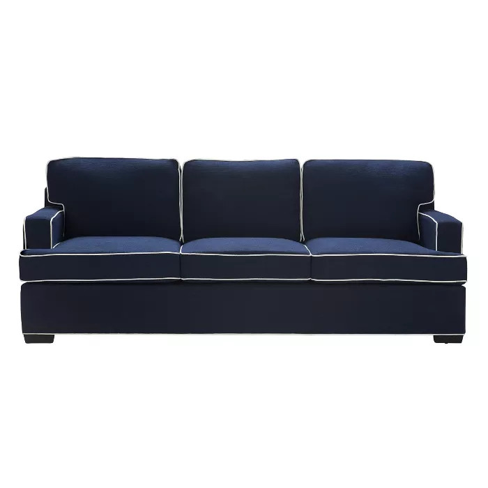 Amelie 61" Mid-Century Modern Loveseat Blue - Adore Décor | Target