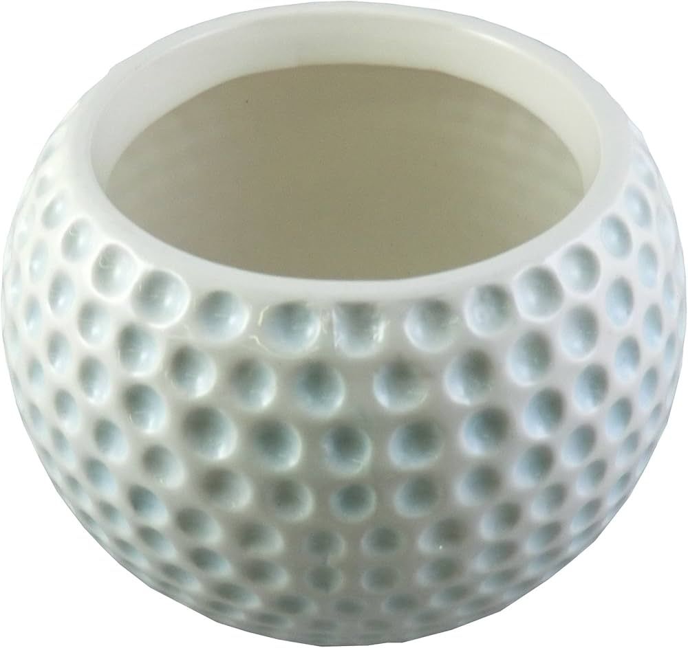 Accents & Occasions Ceramic Golf Ball Planter or Flower Arrangement Vase, 3-3/4-Inch | Amazon (US)