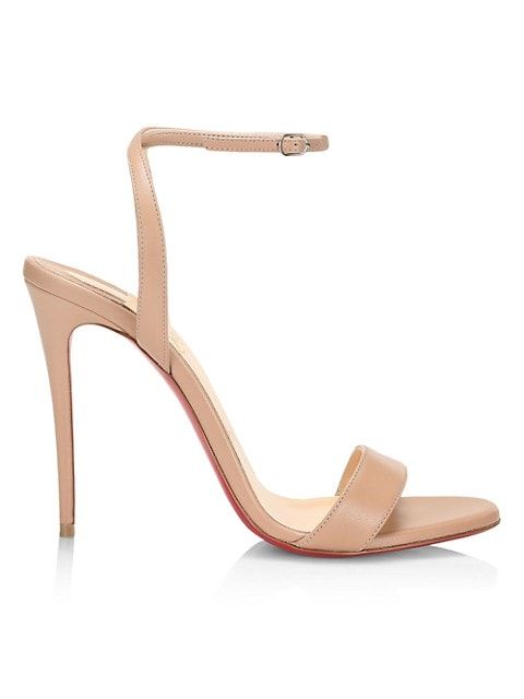 Loubi Girl 100 Leather Sandals | Saks Fifth Avenue