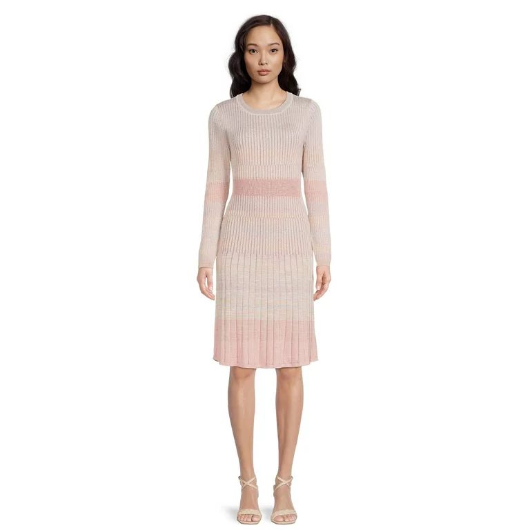 Time And Tru Women's Sweater Dress - Walmart.com | Walmart (US)