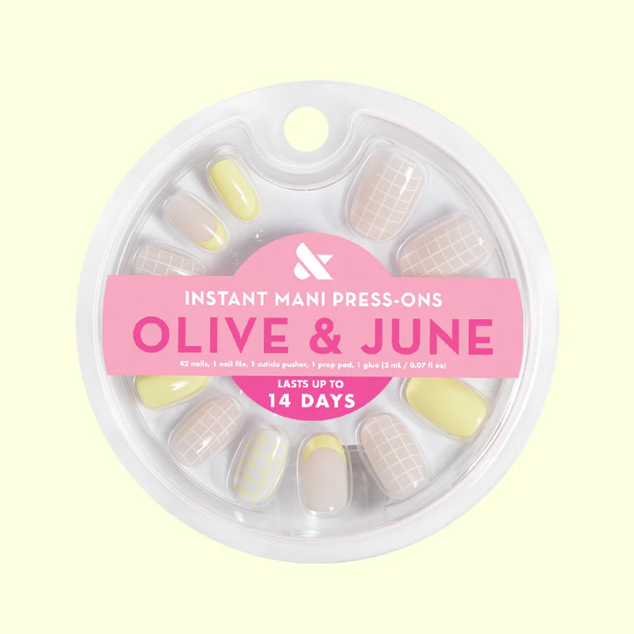 Tennis Vibes Mixed Pack - Press-On | Short | Round | Olive & June