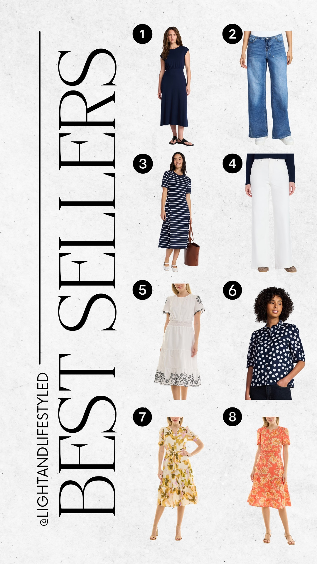  Best sellers from this week! #bestsellers 

Walmart, spring styles, white denim, spring dresses  

 