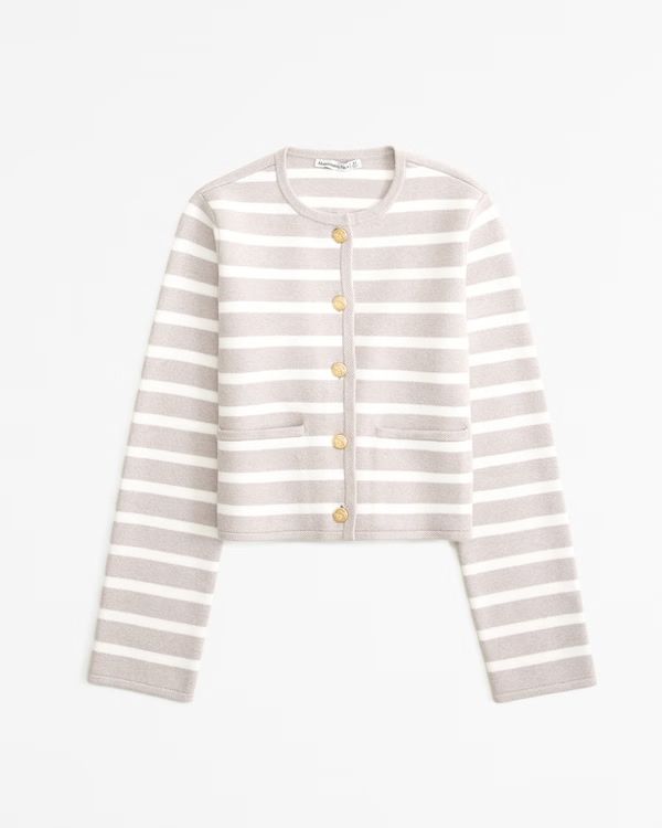 taupe stripe | Abercrombie & Fitch (US)