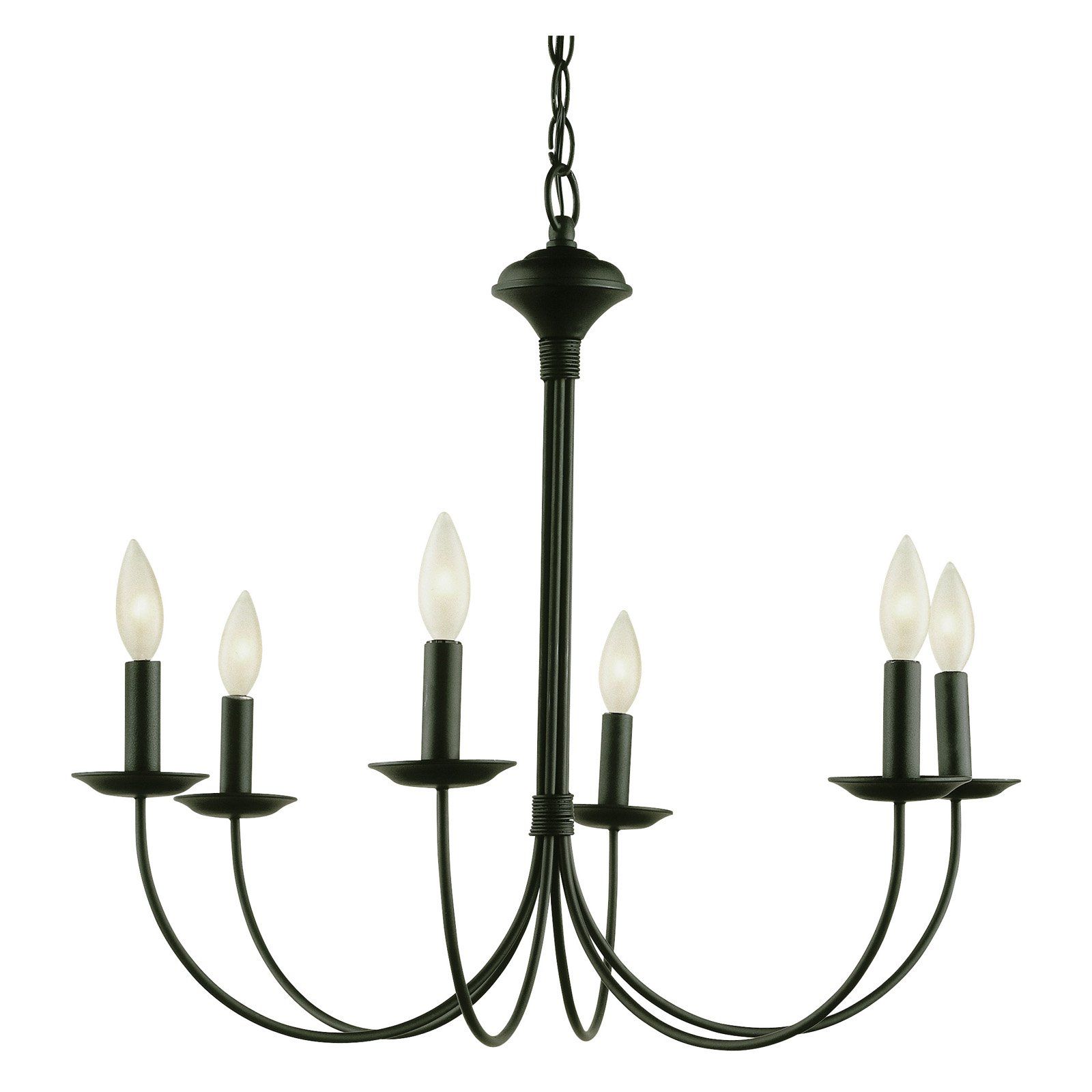 Trans Globe 9016 BK Chandelier - Black - 24W in. | Walmart (US)