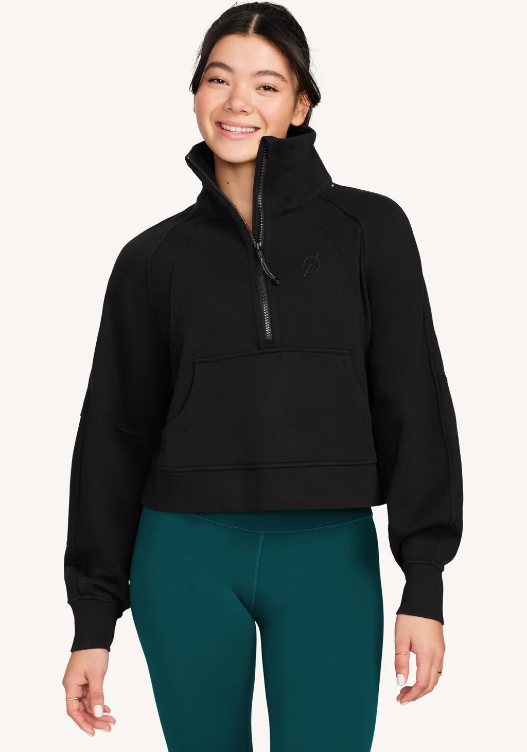 Scuba Oversized Funnel-Neck Half Zip | Peloton Apparel
