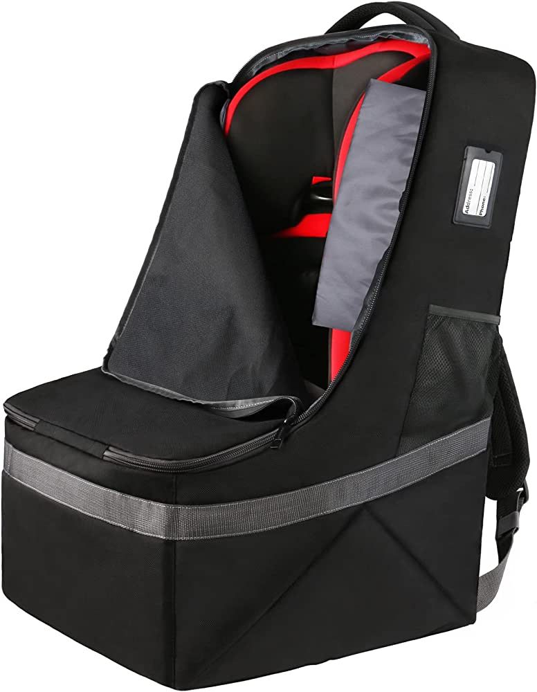 YOREPEK Car Seat Travel Bag, Padded Car Seats Backpack, Large Durable Carseat Carrier Bag, Airpor... | Amazon (US)