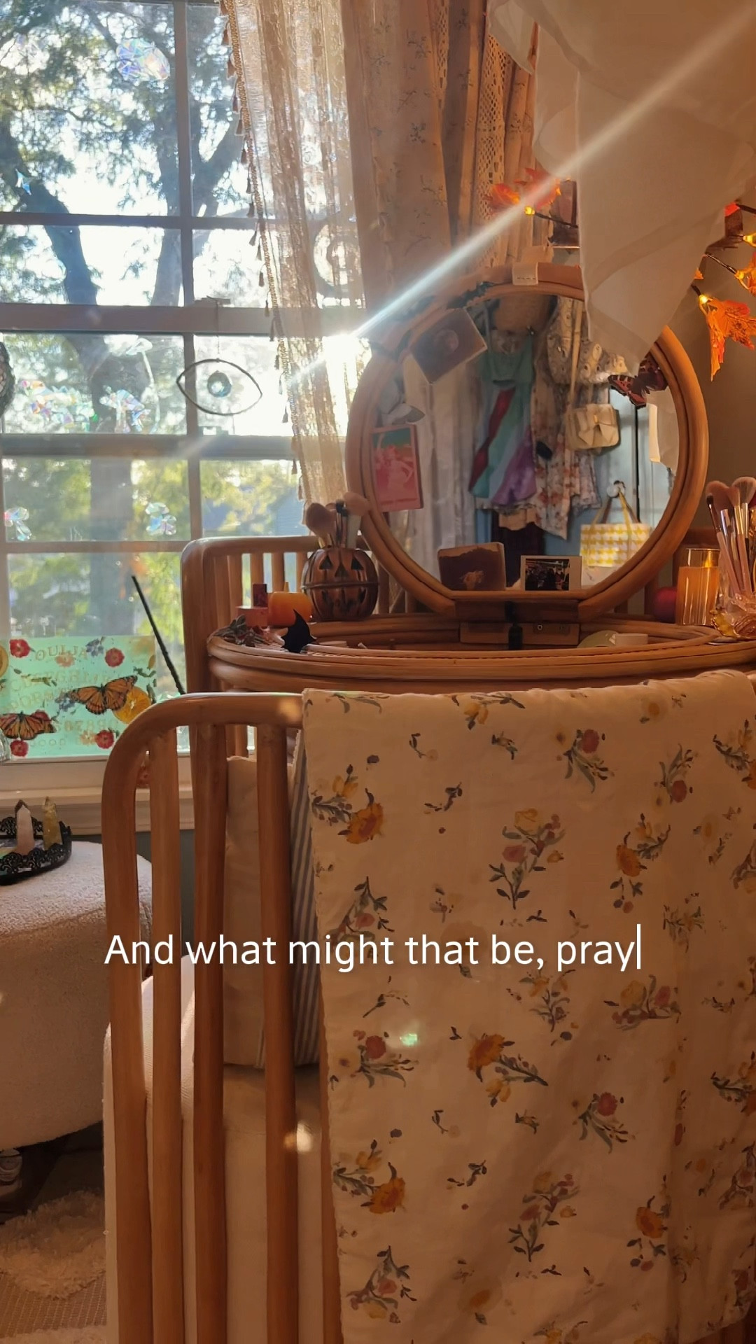 I have been a vampire girl since the Buffy movie & show, Interview with the Vampire, the Lost Boys, Blade, etc. I recently read “The Serpent and the Wings of Night” and loved it if anyone is looking for a dark vampire romantasy book for October. 🍂 I quickly ordered book 2. 

Little snippet of some fall decor in my room. My room is very Spring Court meets the Autumn Court 🧚‍♀️ 

#falldecor #buffythevampireslayer #autumndecor #cozydecor #cottagecore #autumncourt #cozyroom #apartmenttherapy #ltkhome #cozycore #fairycore #witchyvibes #whimsigoth #whimsicaldecor #makeupvanity #theserpentandthewingsofnight #vampiredecor #halloweendecor #dopaminedecor #coquetteaesthetic #aesthetic #makeupaddict #rarebeauty #twilightaesthetic #decorinspo #colorfulhome #autumnvibes #bookstagram #bookworm #cozygamer

#LTKfindsunder50 #LTKHalloween #LTKhome