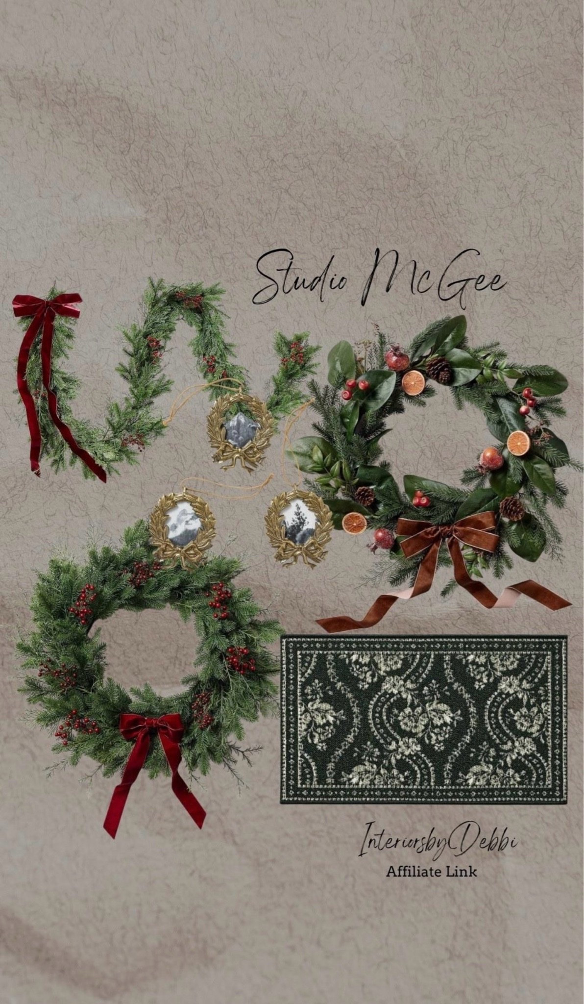 Studio McGee Finds
Christmas wreaths, garland, Christmas mat, ornaments, transitional home, modern decor, amazon find, amazon home, target home decor, mcgee and co, studio mcgee, amazon must have, pottery. barn, Walmart finds, affordable decor, home styling, budget friendly, accessories, neutral decor, home finds, buy new arrival, coming soon, sale alert, high end look for less, Amazon favorites, Target finds, cozy, modern, earthy, transitional, luxe, romantic, home decor, budget friendly decor, moody vibes #studiomcgee

#LTKSeasonal #LTKHome

Comment SHOP below to receive a DM with the link to this post on my LTK ⬇ https://liketk.it/6oZyq