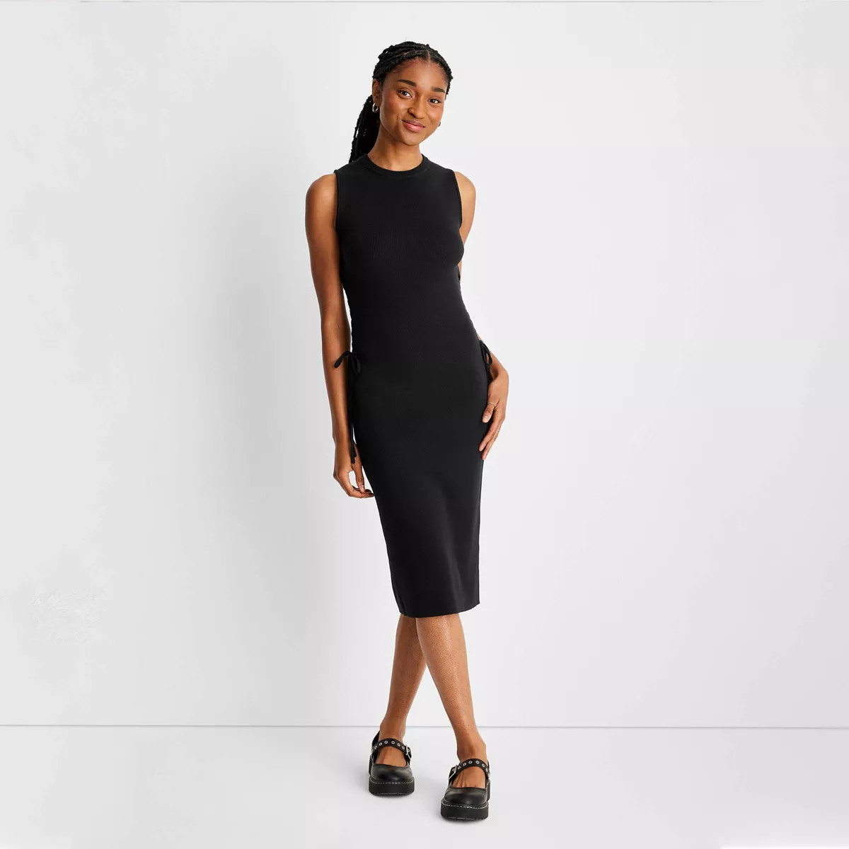 Women's Side-Tie Midi Sweater Dress - Future Collective™ with Reese Blutstein | Target