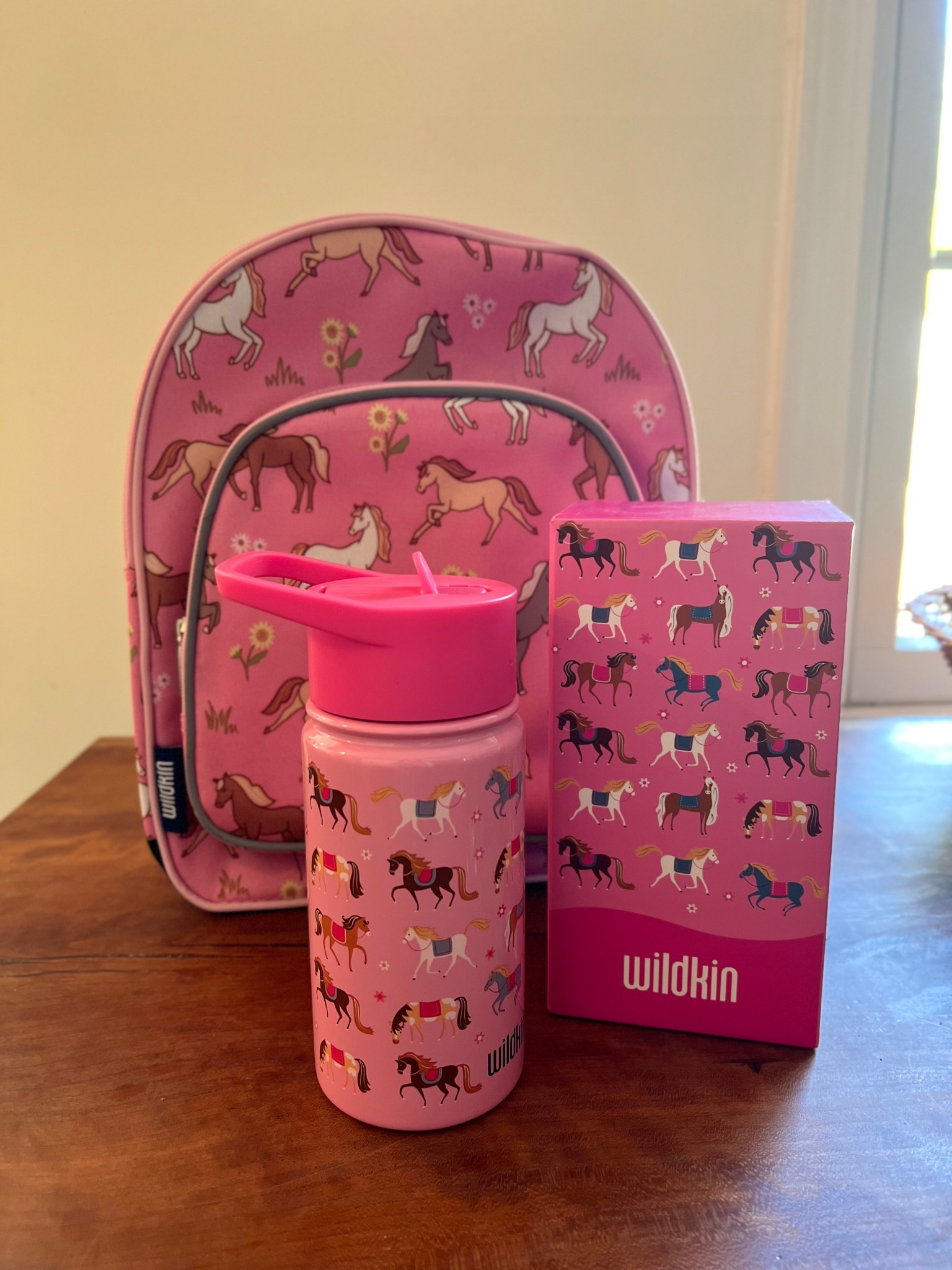 the *horse girl* back to school set she needs! 🐴 🩷 

Linked the adorable backpack and stainless steel water bottle, plus lunchbox! 

Pink Backpack, Horse Girls, Horse Backpack, Cowgirl, Cowgirls, Pink Water bottle, Kids Backpack, Kids Water bottle, Horse Bottle 

#LTKKids
