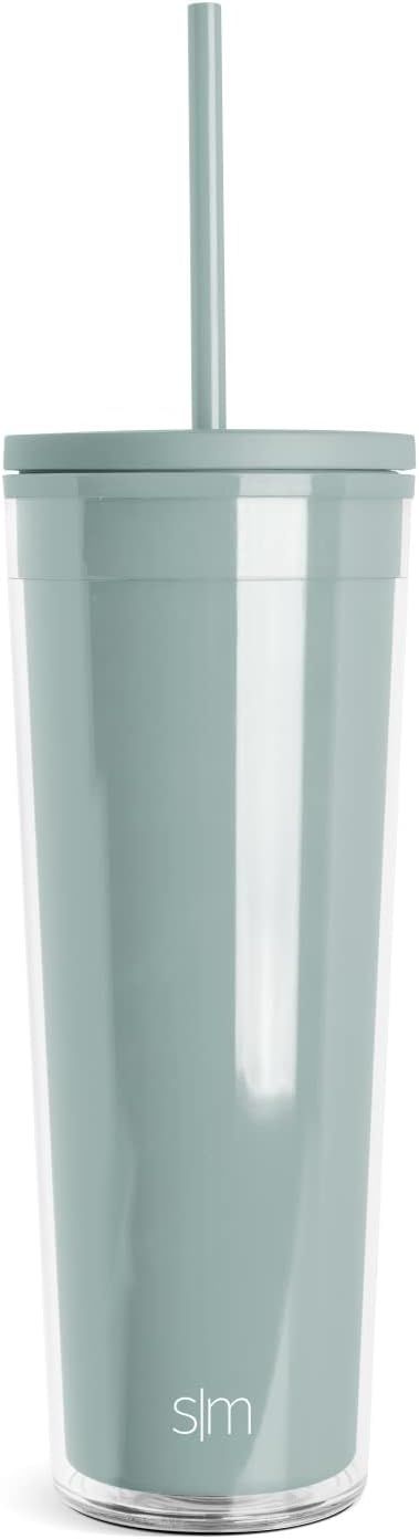 Simple Modern Plastic Tumbler with Lid and Straw | Reusable BPA Free Water Bottle | Double Wall T... | Amazon (US)