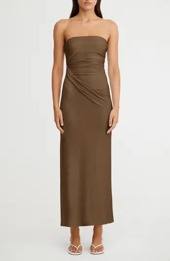 Coralie Draped Strapless Dress | Nordstrom